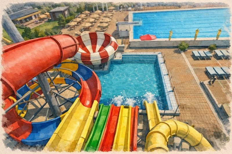 Foto: Cornișa Aquaparc Botoșani